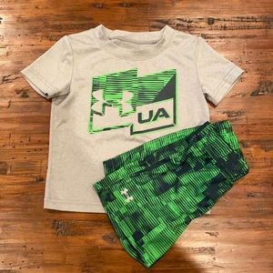 Under armour short set